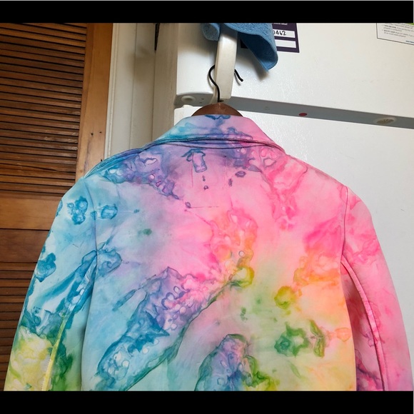 NWOT UNIF Ltd Edition Multicolored Tie Dye Jacket - Picture 10 of 11